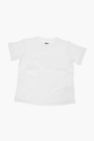 MM6 Padded Short Sleeve Crew-neck Sweatshirt