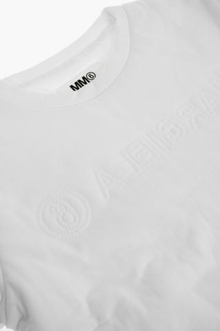 MM6 Padded Short Sleeve Crew-neck Sweatshirt