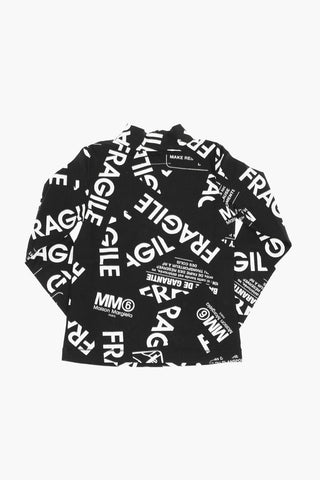 MM6 all over logo long sleeve t-shirt