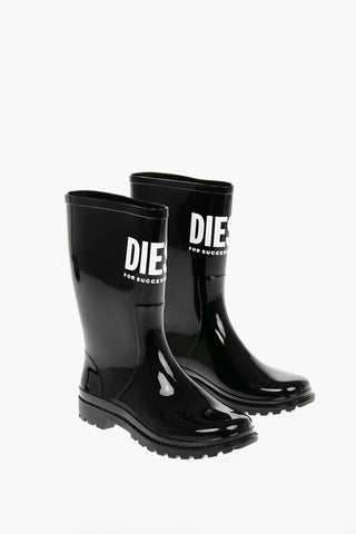 logo printed solid color H-JAARDEN YO HYBRIDS wellington boots