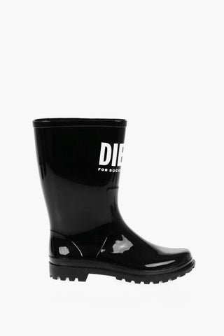 logo printed solid color H-JAARDEN YO HYBRIDS wellington boots