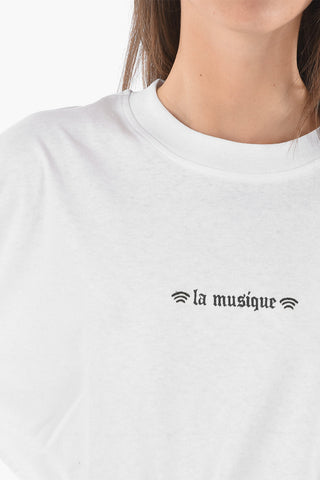 Printed T-BLONG Long-sleeved T-shirt with LA MUSIQUE Embroidery