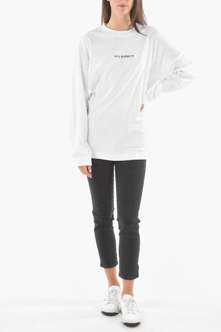 Printed T-BLONG Long-sleeved T-shirt with LA MUSIQUE Embroidery