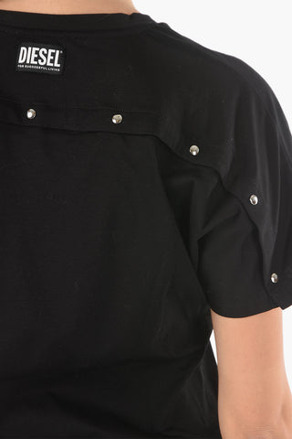 T-shirt T-KYR-A with Back Button Detailing