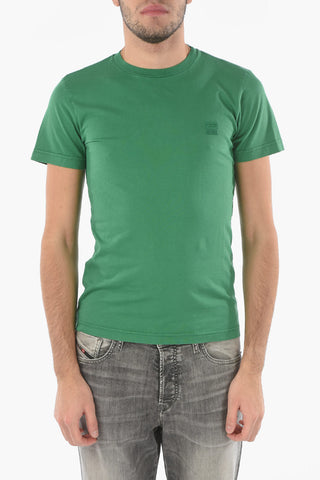 T-Shirt Girocollo in Cotone con Logo