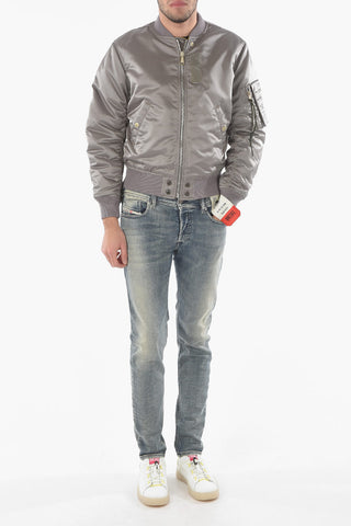 Front Zipped Reversible Padded Bomber Jacket