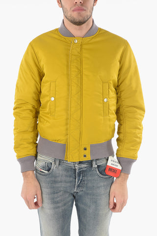 Front Zipped Reversible Padded Bomber Jacket