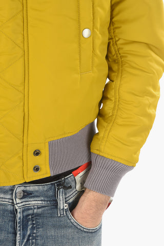 Front Zipped Reversible Padded Bomber Jacket