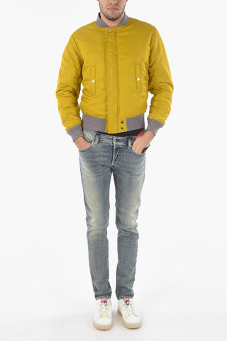 Front Zipped Reversible Padded Bomber Jacket