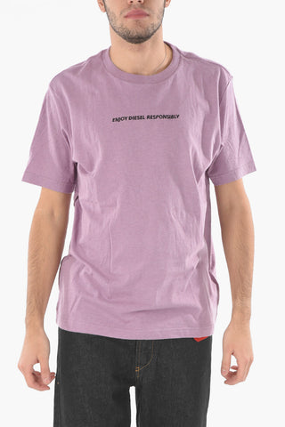 Crew Neck RESPONSIBLY Embroidered T-Shirt