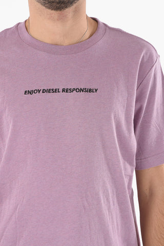 Crew Neck RESPONSIBLY Embroidered T-Shirt