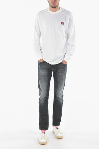Embroidered Logo T-DIEGO-DIV-LS Long Sleeved T-shirt