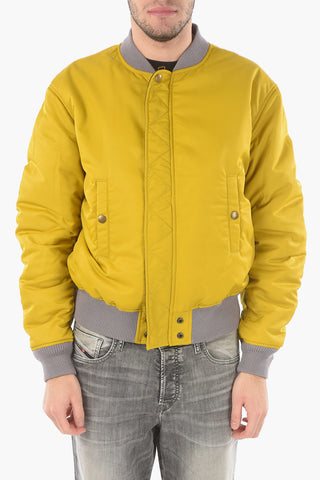 Front Zipped Reversible Padded Bomber Jacket