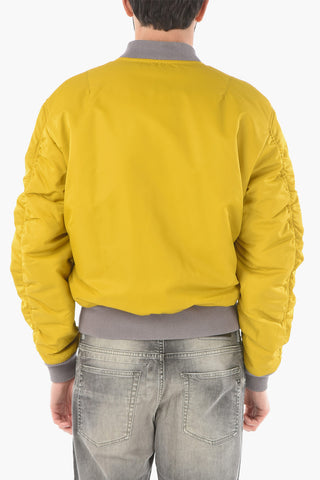 Front Zipped Reversible Padded Bomber Jacket