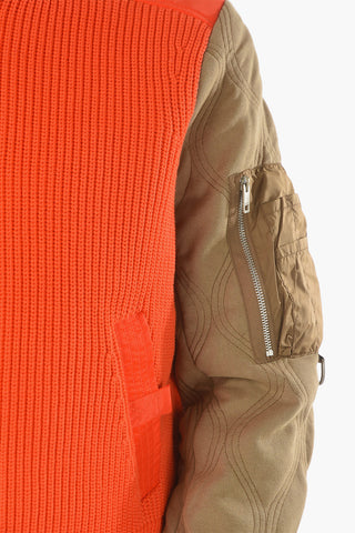 Knitted Body K-OHIO Bomber Jacket