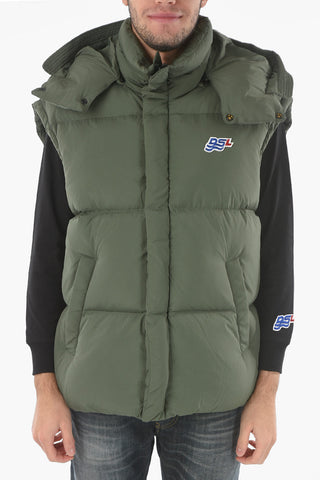 Removable Hood W-ROLF-SL Down Padded Vest