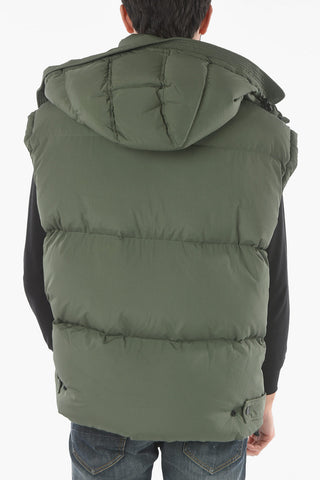 Removable Hood W-ROLF-SL Down Padded Vest