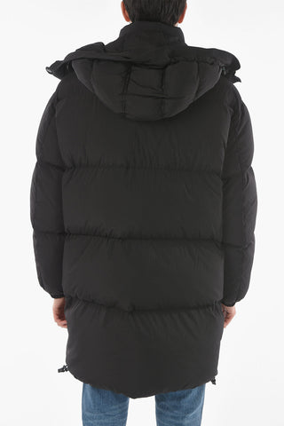 Removable Hood W-ROLF-LONG Down Jacket