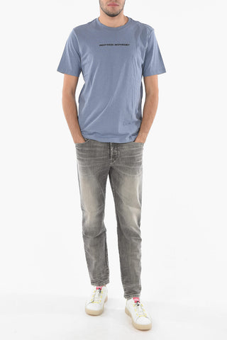 Crew Neck RESPONSIBLY Embroidered T-Shirt