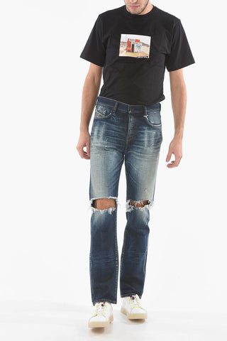 5 Pocket D-VIKER-SELVEDGE Distressed Denims
