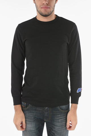 Embroidered Logo Long Sleeved T-shirt