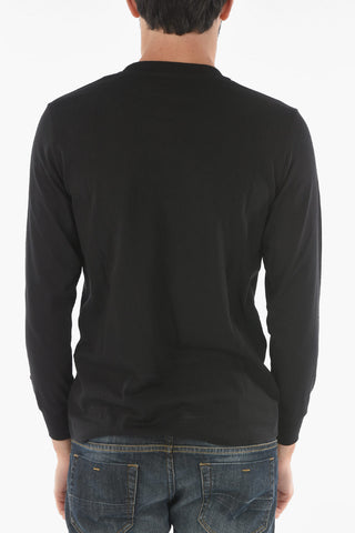 Embroidered Logo Long Sleeved T-shirt