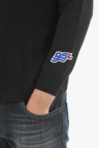 Embroidered Logo Long Sleeved T-shirt