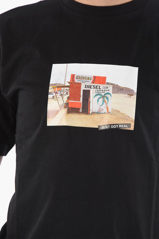 Crew Neck CHINTOS Printed T-Shirt