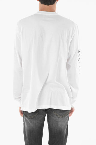 Printed Crewneck T-JUST-LS-B50 Long Sleeved T-shirt