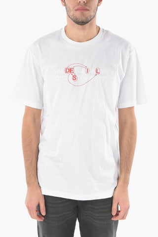 T-Shirt Girocollo ALPHABET in Cotone