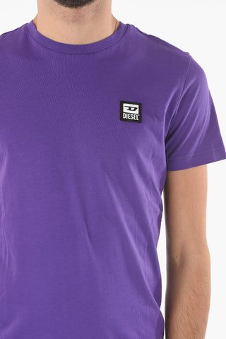 Crew Neck Logoed Cotton T-Shirt