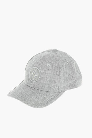 cappello baseball a tinta unita con logo ricamato