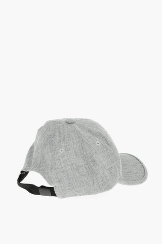 cappello baseball a tinta unita con logo ricamato
