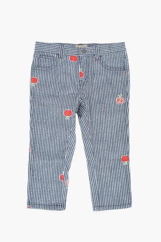 5 pockets striped pants