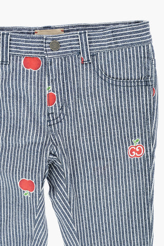 5 pockets striped pants