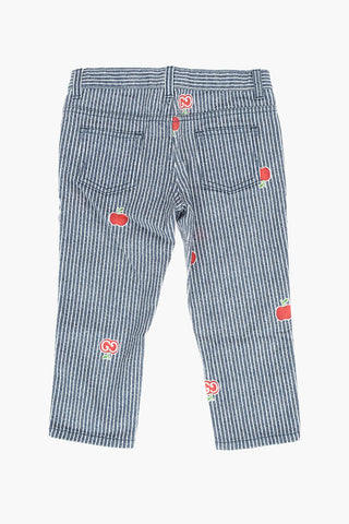 5 pockets striped pants