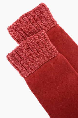 MM6 Long Socks with Knitted Parts