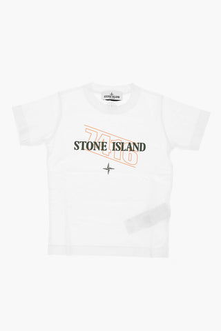 front printed crew-neck t-shirt