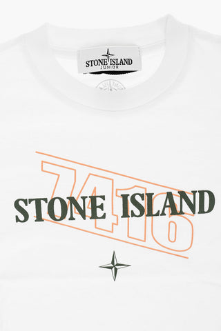 front printed crew-neck t-shirt