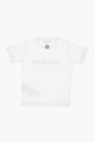 front printed crew-neck t-shirt