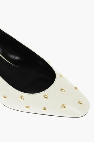 Slingbacks CAROLE in Nappa con Borchie a Cuore 6cm