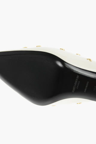 Slingbacks CAROLE in Nappa con Borchie a Cuore 6cm