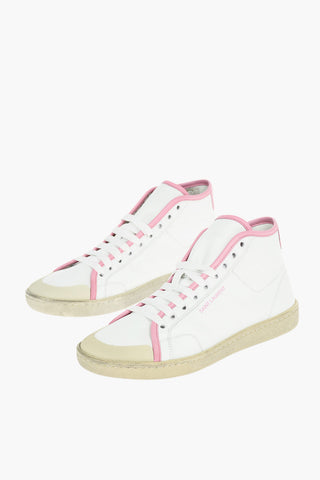 Leather SL/39 Sneakers with Contrasting Trimmings
