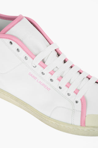 Leather SL/39 Sneakers with Contrasting Trimmings