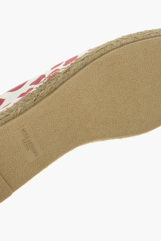 Espadrillas in Canvas con Stampa Labbra All-over 