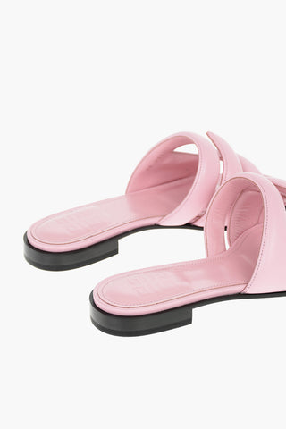 Soft Leather Slides with Padded G Strap