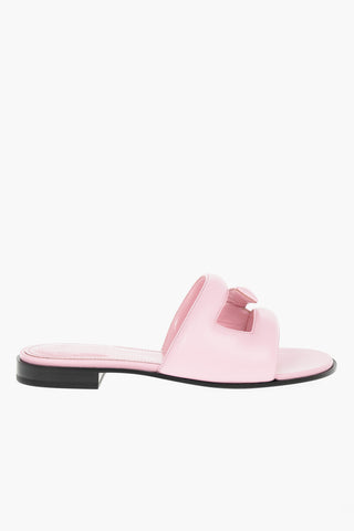Soft Leather Slides with Padded G Strap