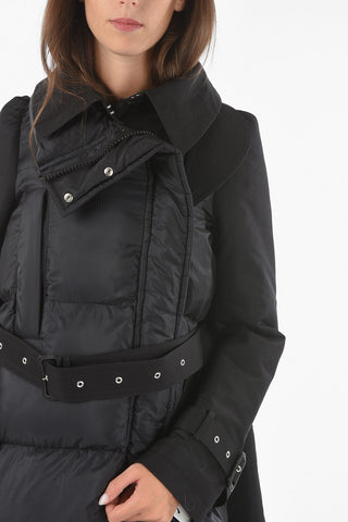 Cappotto Imbottito Con Cintura e Coulisse