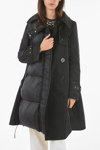 Cappotto Imbottito Con Cintura e Coulisse