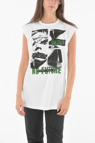 JUNYA WATANABE Crewneck SEX PISTOLS Printed Sleeveless T-shirt